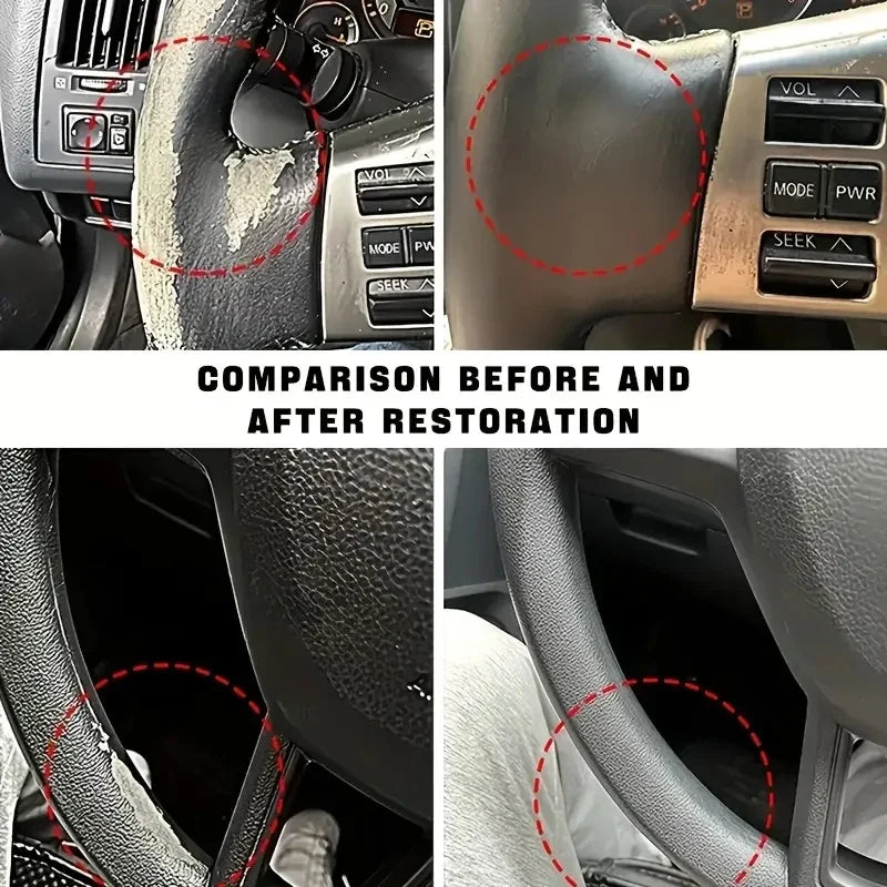 Car Interior Wax – Plastic Restorer & Leather Gloss Nano Coat