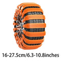 10-Pack Heavy-Duty TPU Snow Tire Chains – Anti-Slip 16–27.5cm