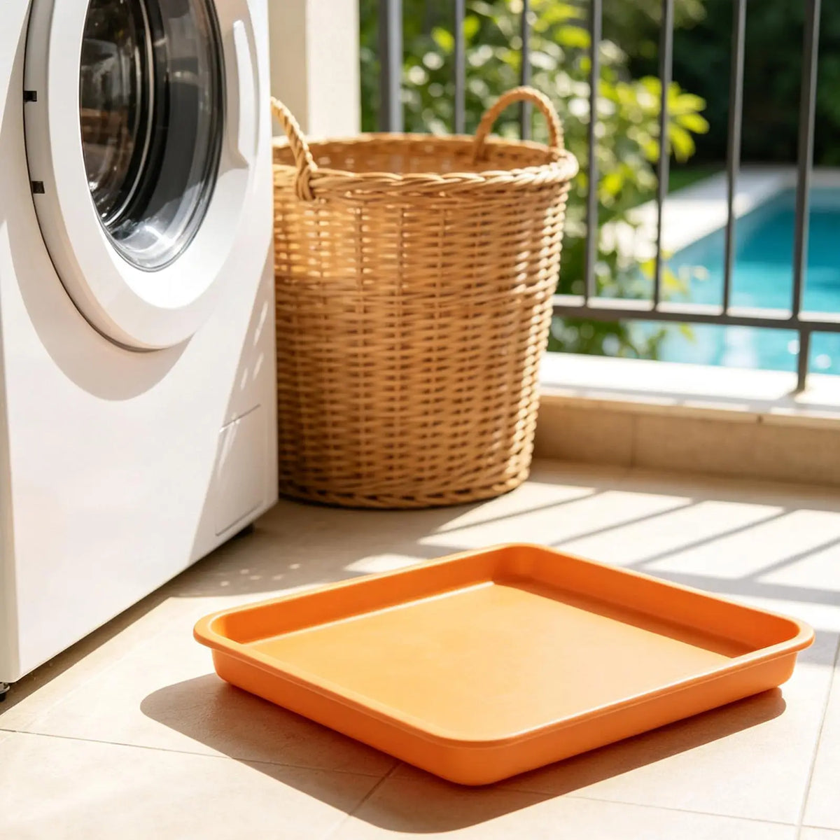 Washer Drain Pan – Leak Catcher Tray for Washing Machines