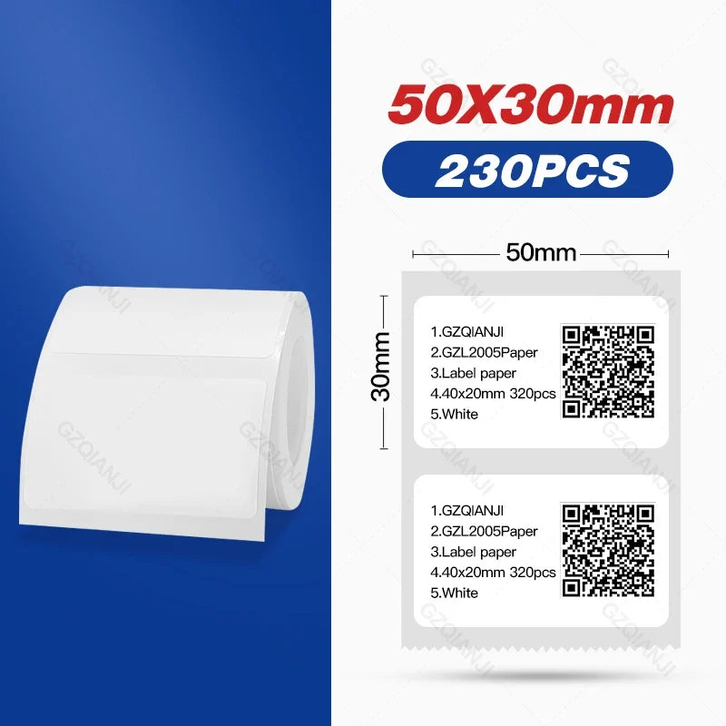 Niimbot Thermal Label Roll for B1 B21 B3S – Waterproof Stickers