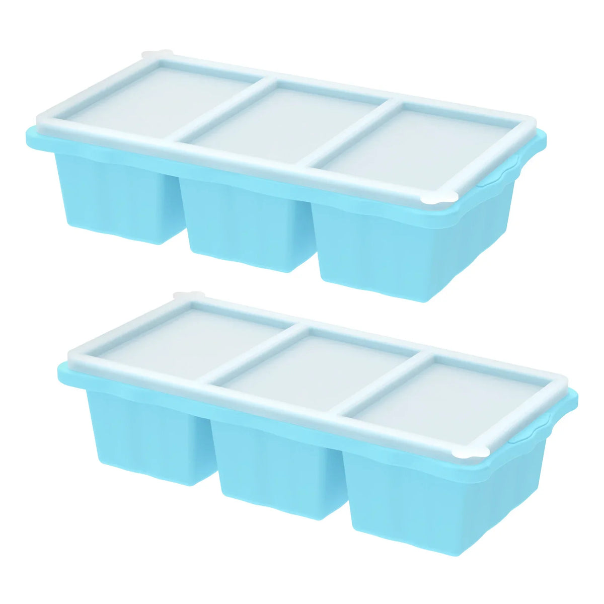 Silicone Freezer Tray with Lid – 3-Cup Soup & Meal Prep Mold
