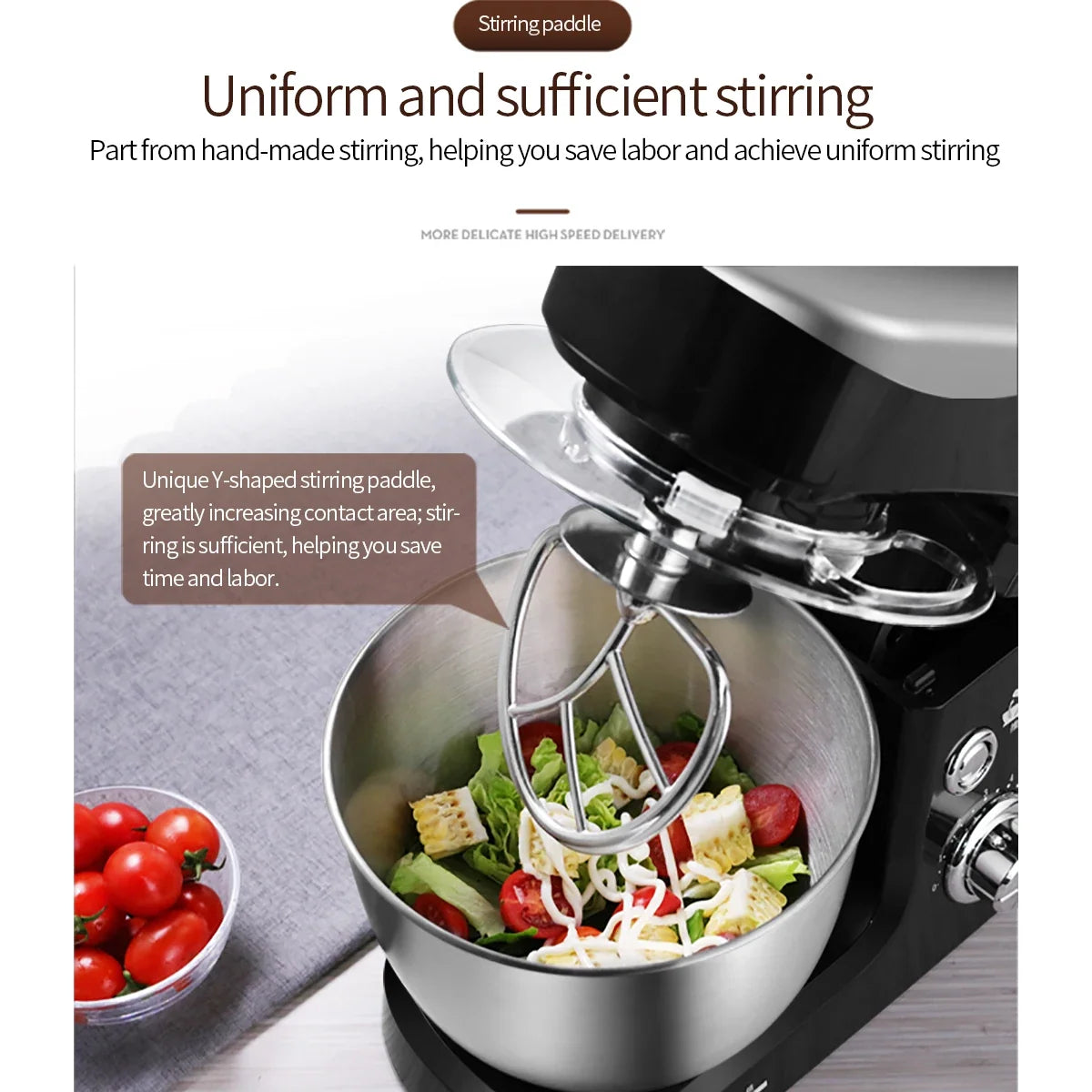 1500W Multifunction Stand Mixer – Dough Kneading Machine