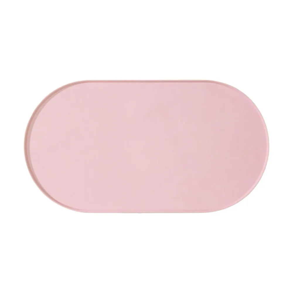 Silicone Pet Food Mat – Waterproof, BPA-Free, Raised Edges