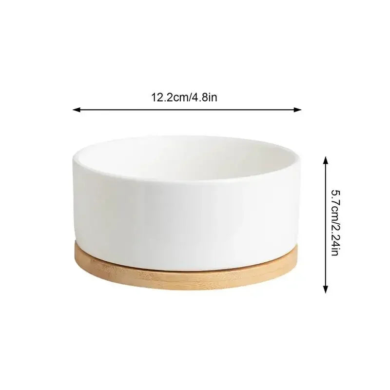 Heated Ceramic Pet Water Bowl – Thermostatic Dog & Cat Feeder