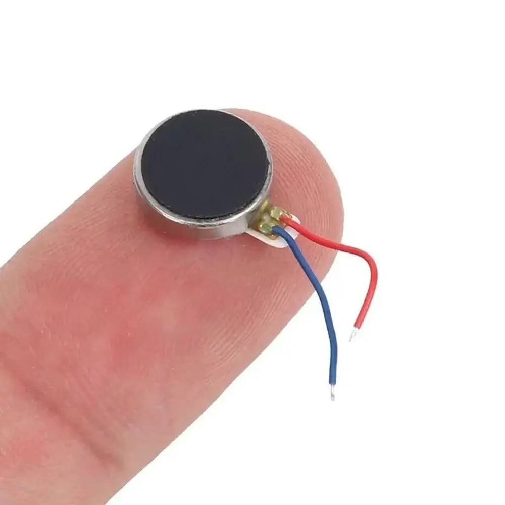 10Pcs DC 3V Micro Flat Coin Button Vibration Motors Self-Adhesive