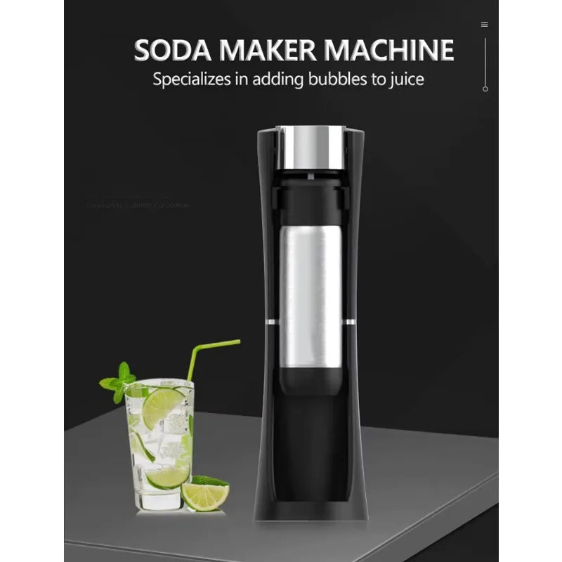 Portable Sparkling Water Maker – No-Plug Soda Maker 500ml/1L