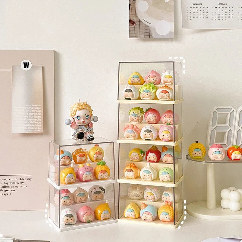 Stackable Acrylic Display Case for Mini Figures & Collectibles