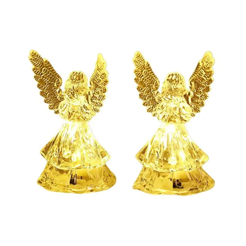 Nordic Angel LED Night Light | Colorful 3D Desk Figurine Lamp