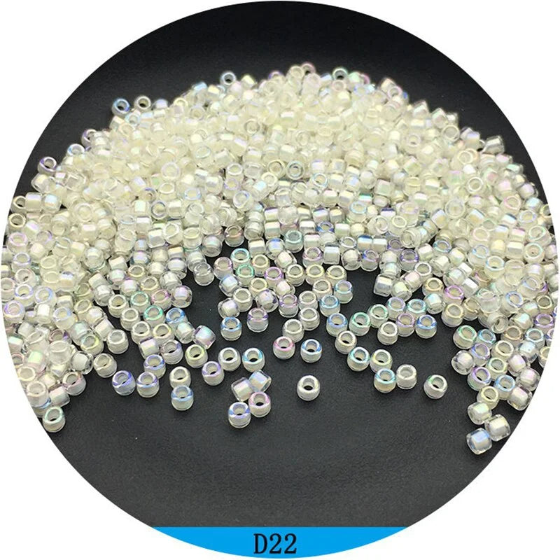 Miyuki Delica 2mm Glass Beads 500Pcs – 18 Colors for DIY