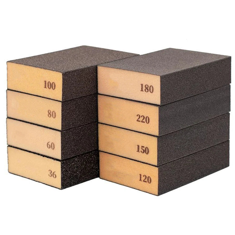 DAZZLEEX Sanding Sponge Blocks Grit 36–220 | Wet & Dry Abrasive