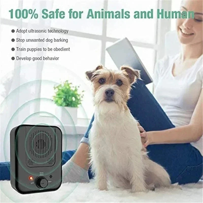 Ultrasonic Dog Bark Deterrent – 3-Level Outdoor Training Tool