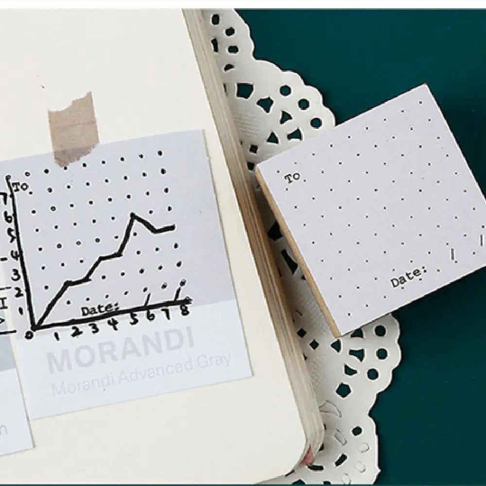Wooden Journal Stamp Set – Planner & Scrapbooking Stamps