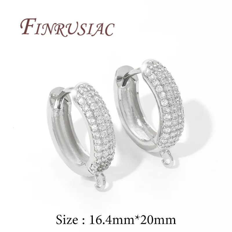 Rhodium Plated Earring Hooks & Clasps | DIY Jewelry Findings