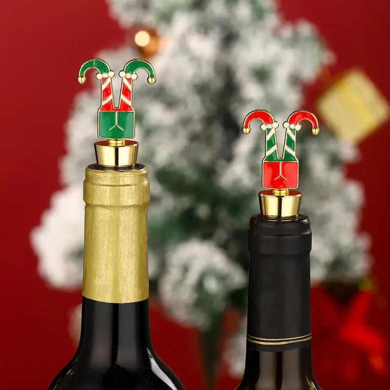 Snowman Christmas Wine Stopper – Airtight Zinc Alloy Bottle Seal