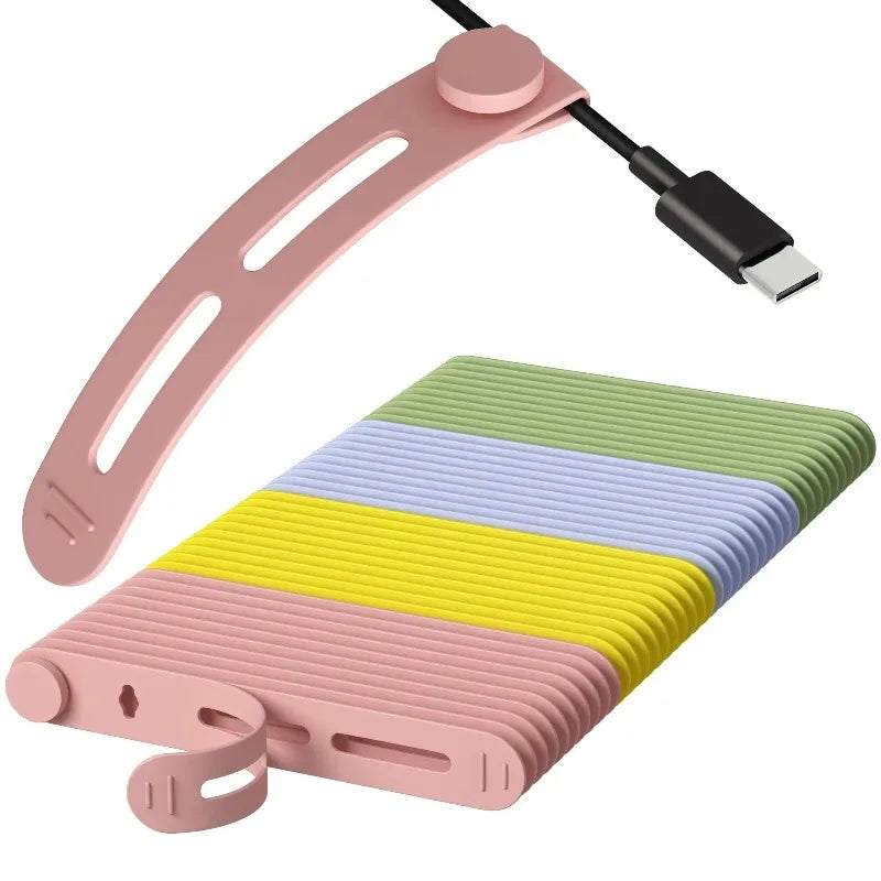 Portable Cable Organizer for Charging & Headphone Cables (5/10pk)