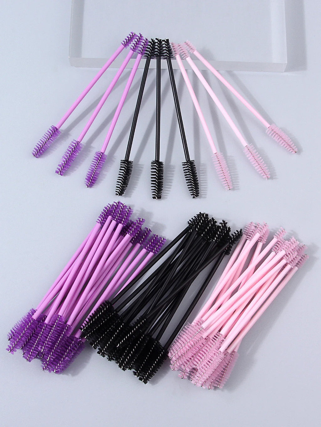 Double-Ended Eyelash Brush & Comb Set – 20/60 Pcs