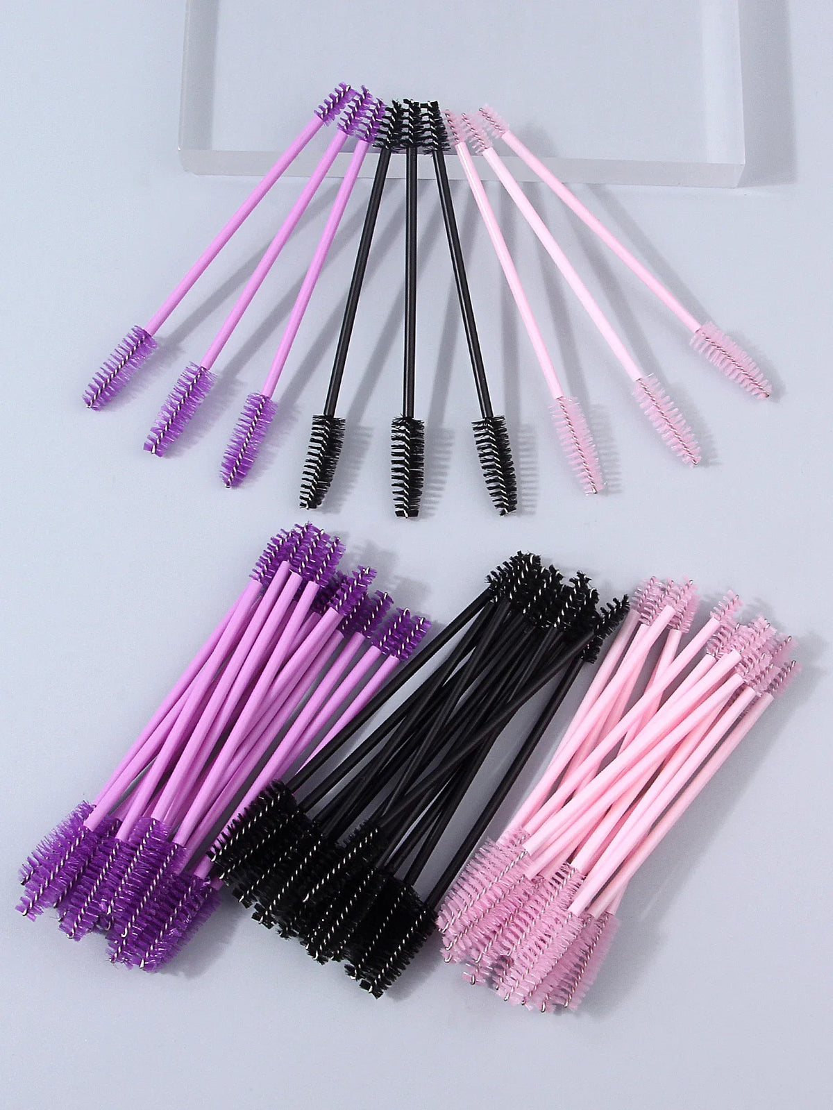 Double-Ended Eyelash Brush & Comb Set – 20/60 Pcs
