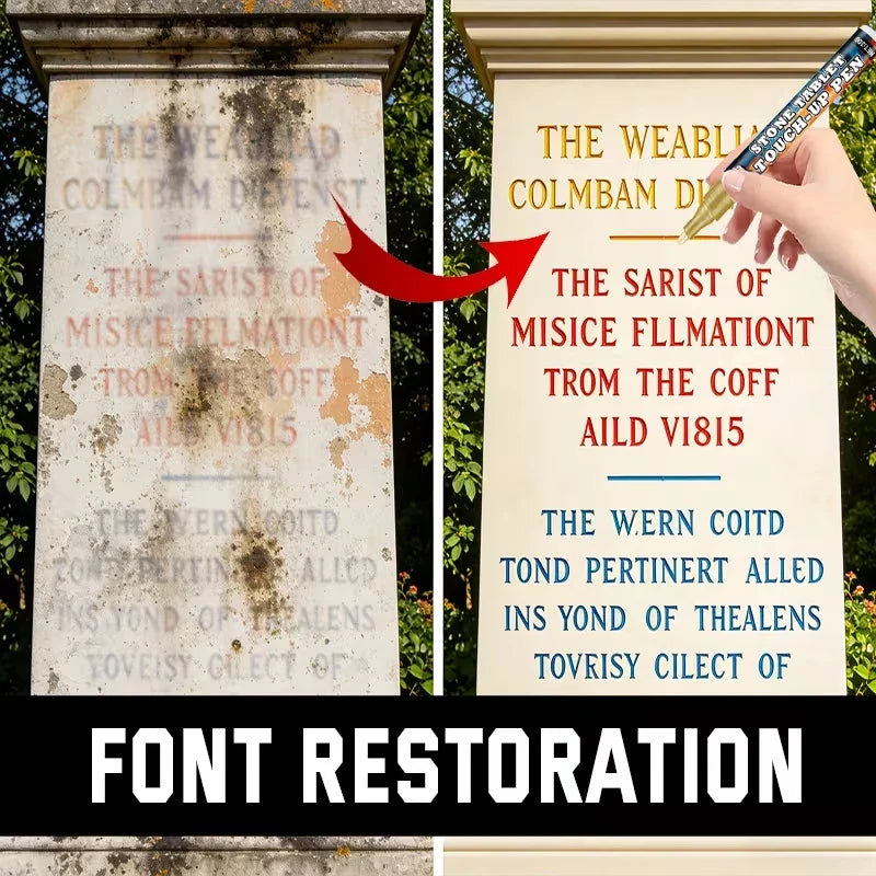 Gold Plated Marker Pen for Tombstone Inscriptions – No Fade