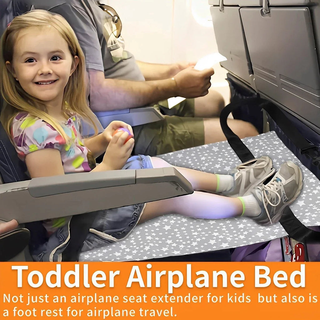 Toddler Airplane Bed & Footrest Hammock | Portable Travel Seat