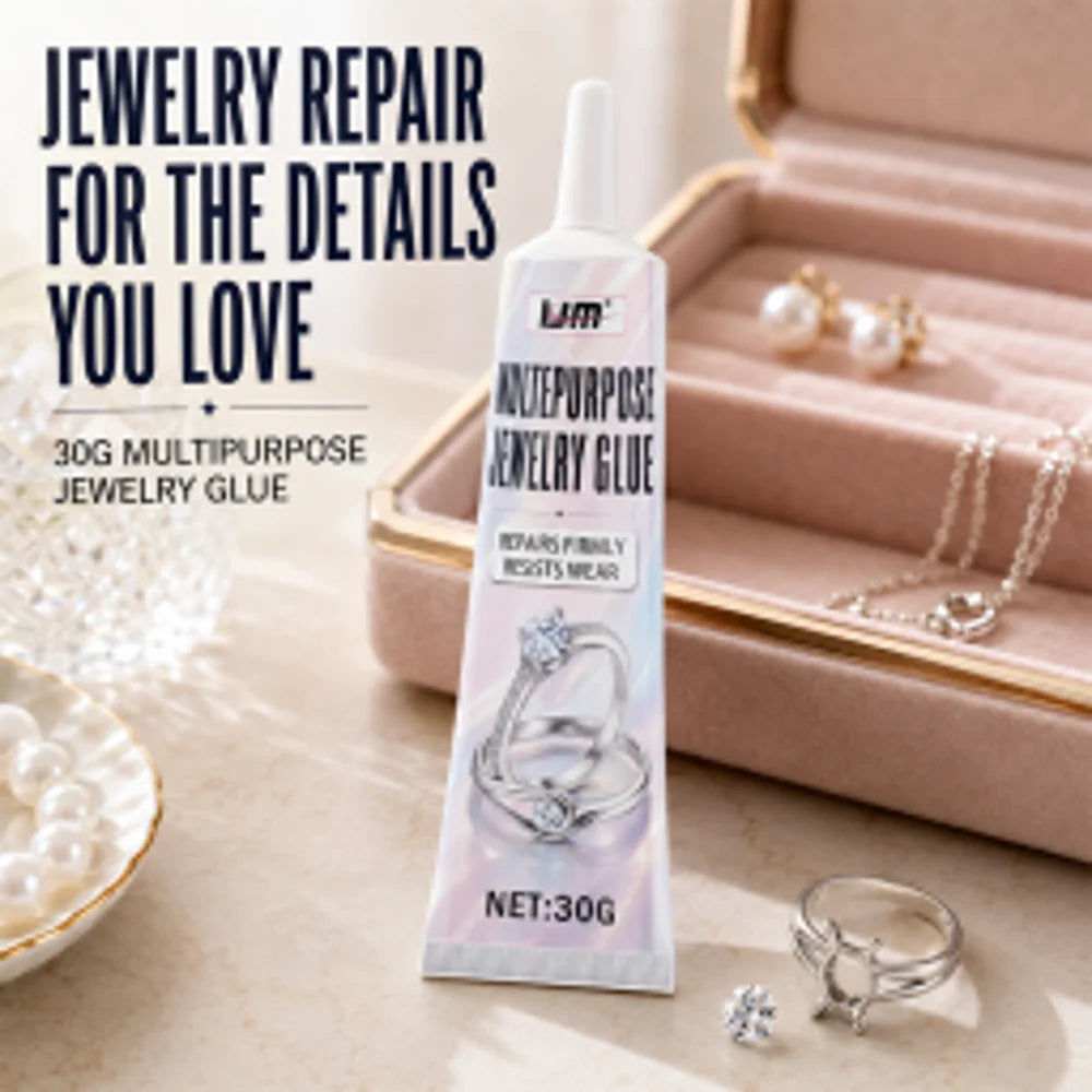 Clear Rhinestone Glue – Transparent Craft Adhesive for Fabric