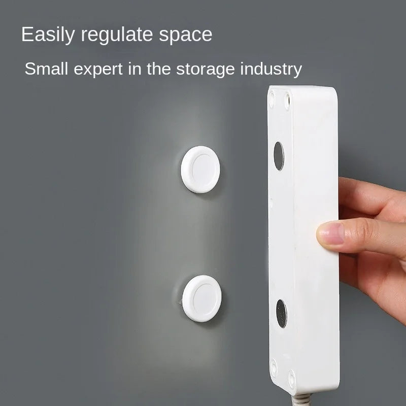 Magnetic Wall-Mounted Remote Control Holder – No-Drill