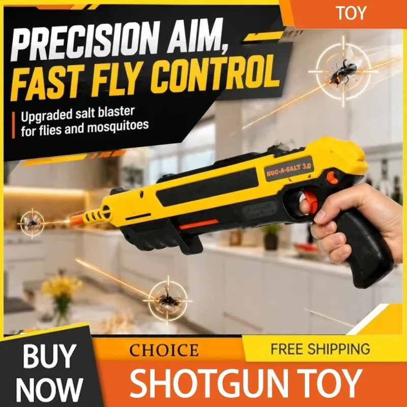 NOCCLILI Salt Shooter 3.0 – Fun Fly & Mosquito Bug Gun