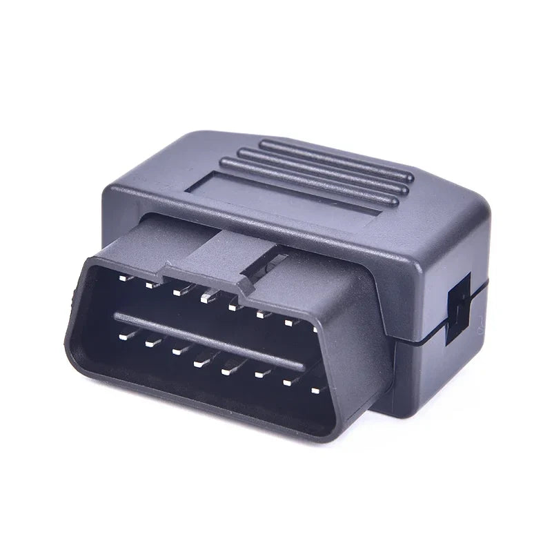 Universal OBD2 16-Pin Male Connector Plug Waterproof Adapter