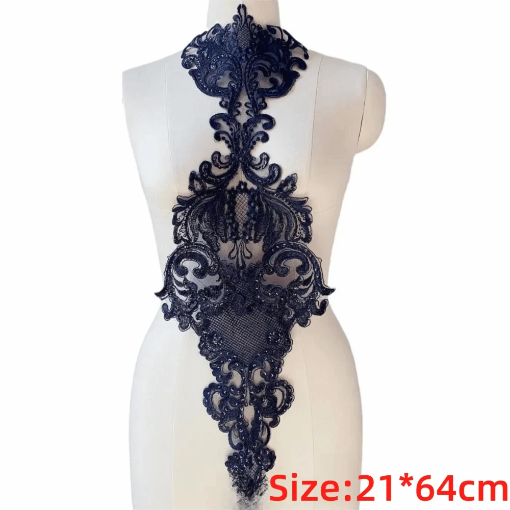 Large Sequin Embroidery Flower Patch – Dance Costume Appliqué