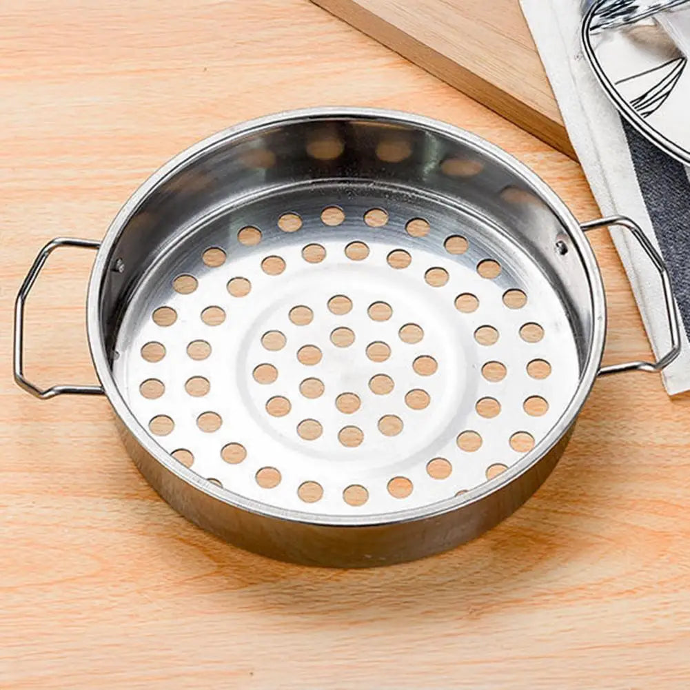Stainless Steel Slotted Spoon Large Hole Colander Long Handle