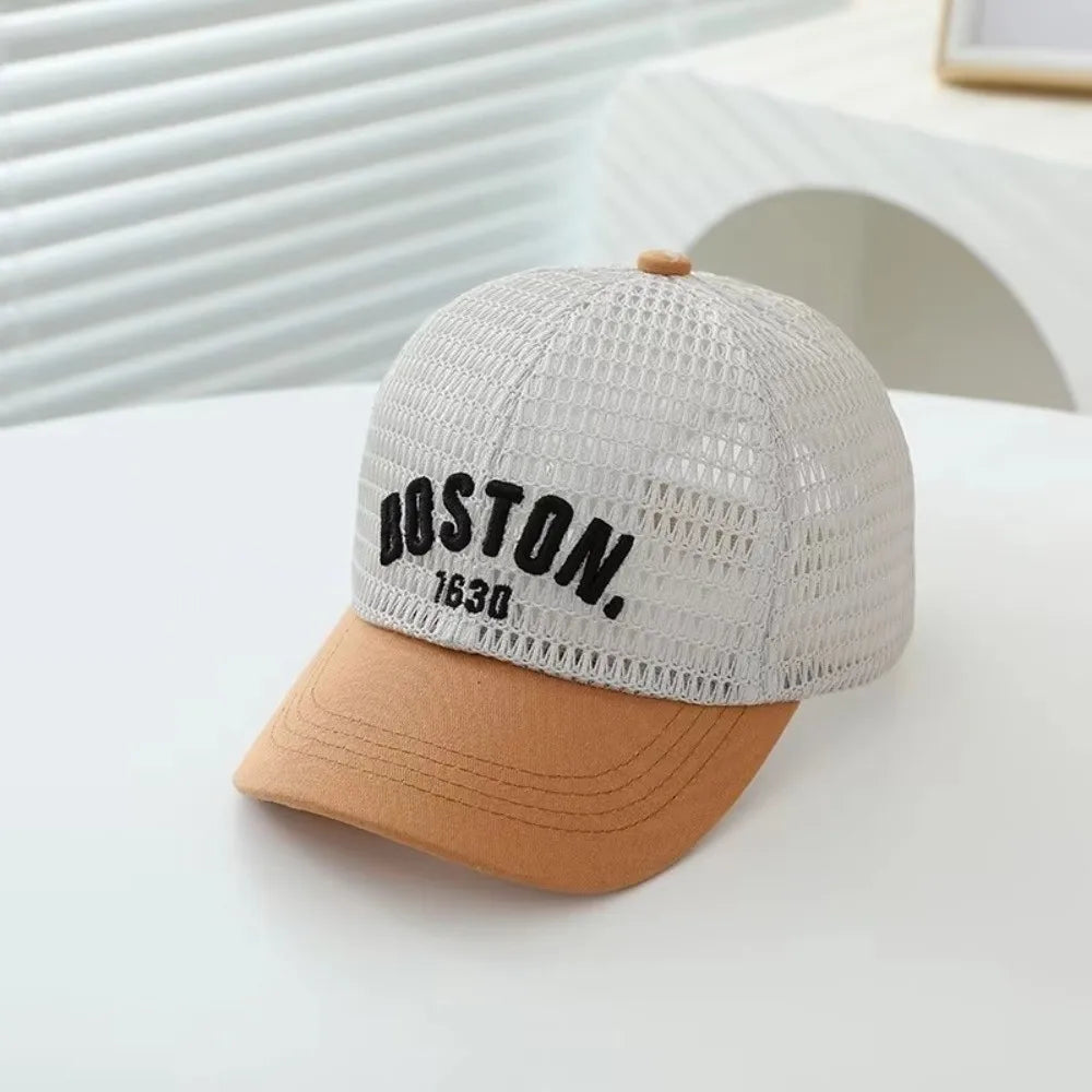 Toddler Baseball Cap – Breathable Mesh Sun Visor Hat for Kids