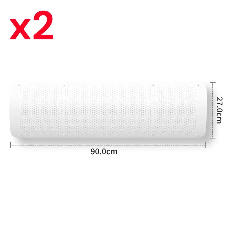 180° Adjustable Ceiling AC Vent Deflector – No-Drill Baffle
