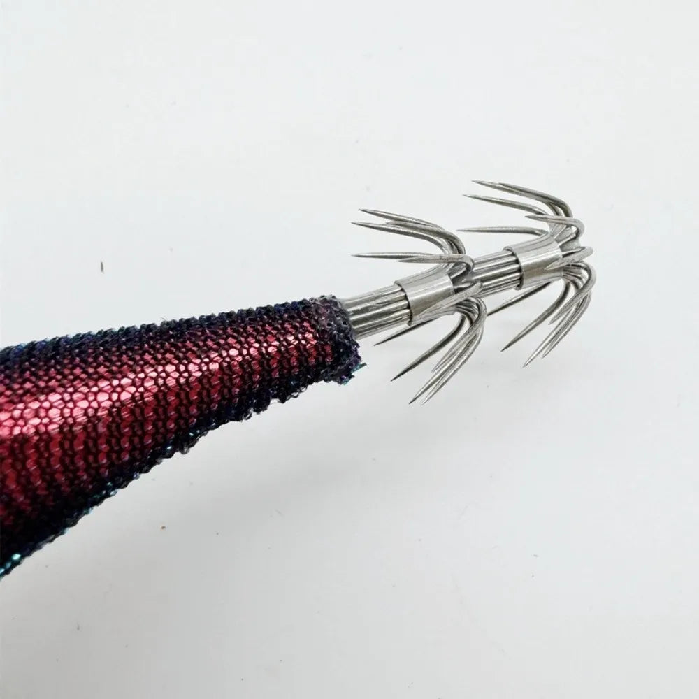 Squid Jig Egi UV Glow Lure 3.5# – Japan-Style Octopus Bait