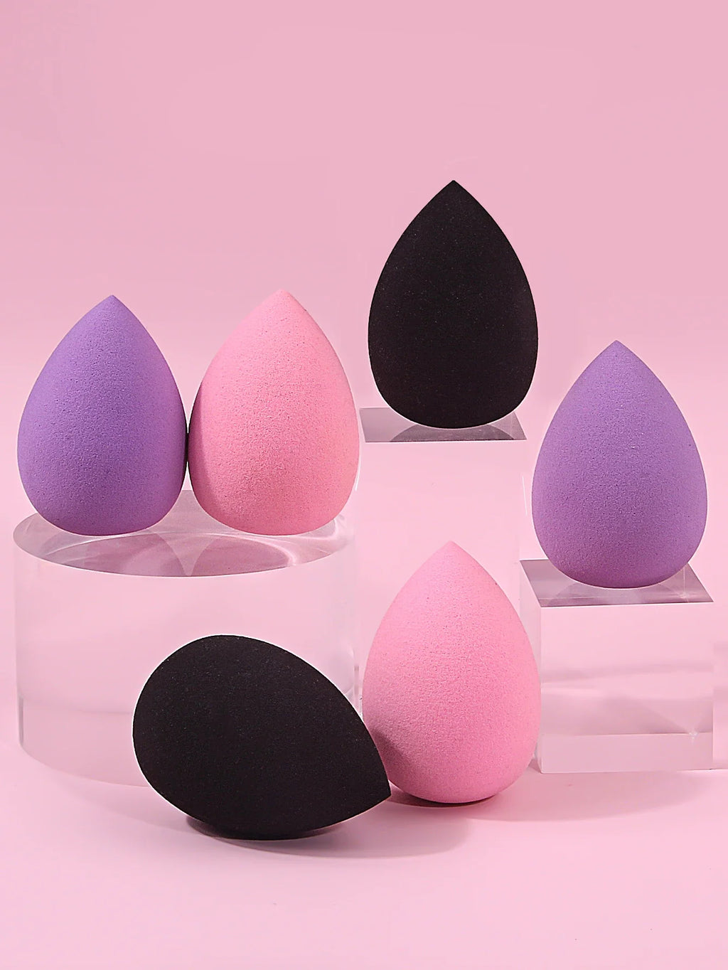 6-Piece Makeup Sponge Set – Soft Cosmetic Blender & Powder Puff