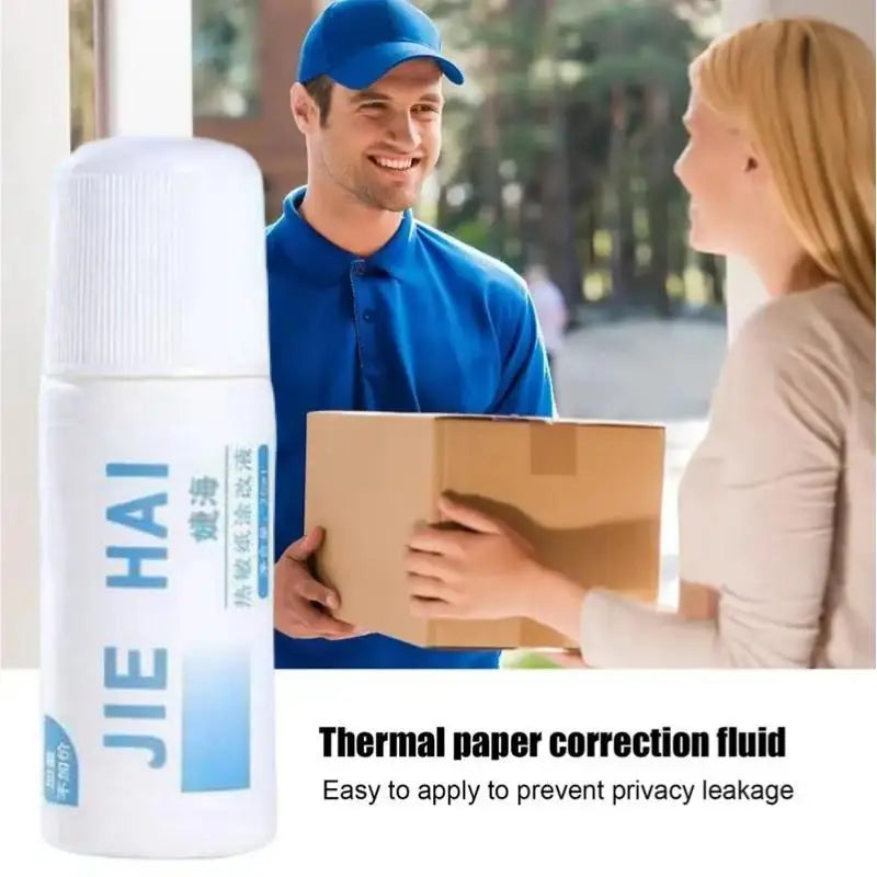 Thermal Paper Privacy Eraser Fluid – Label Info Remover