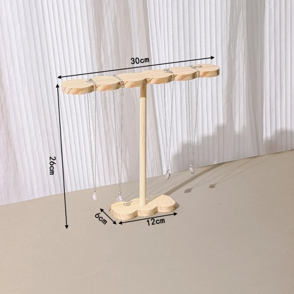 Wood Headband Stand – Large Capacity Hair & Jewelry Organizer