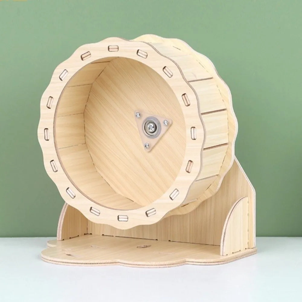 Wooden Hamster Villa Platform House – Chewable Climb Toy