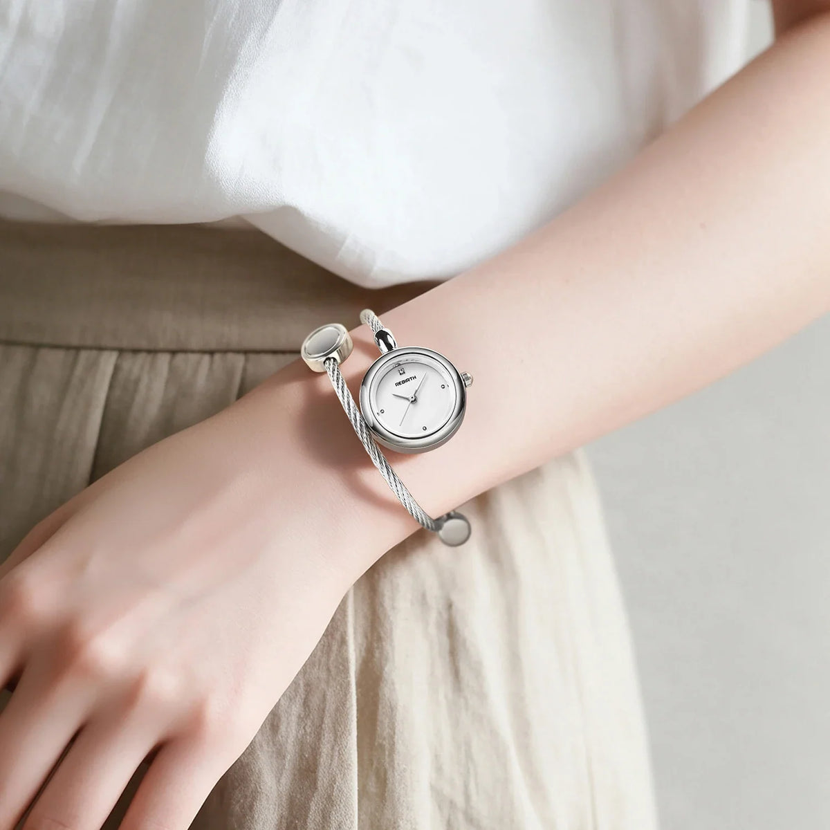 REBIRTH Minimalist Stainless Steel Quartz Watch | Fashion