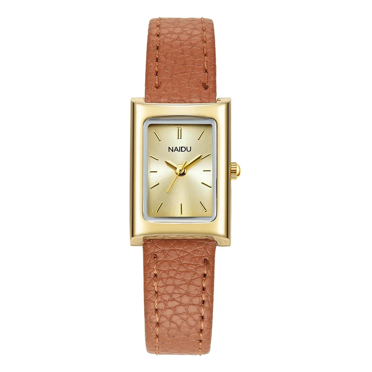 Women's Retro Rectangular Quartz Watch | Leather Band