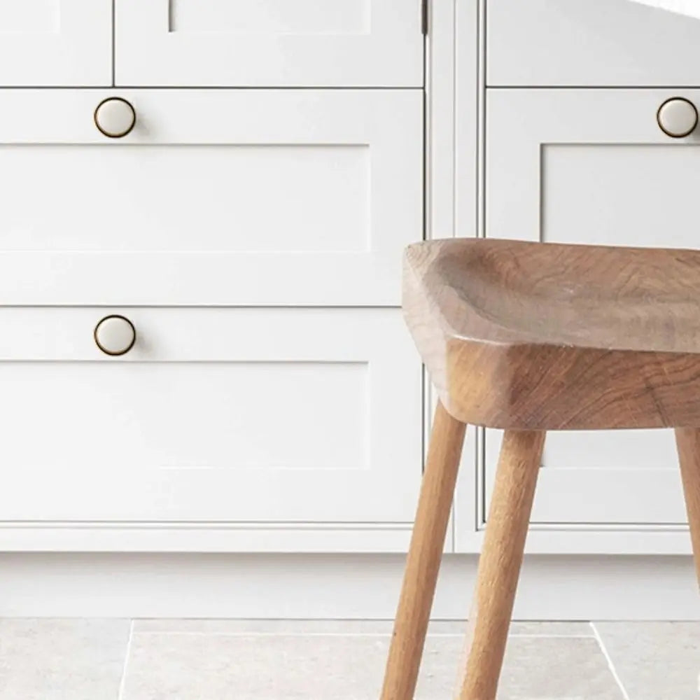 Modern Ceramic Cabinet Handles | Gold & Silver Minimalist