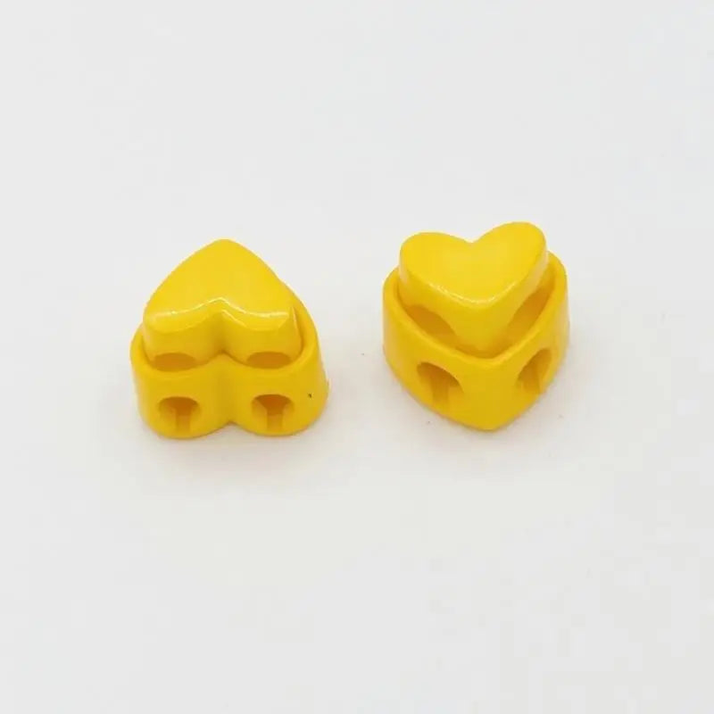 5pcs Heart-Shaped Cord Locks Spring Toggle Stoppers – 5 Pack