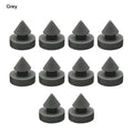 Rubber Elevator Door Bumper Stoppers 12mm | 10-Pack, 3 Colors