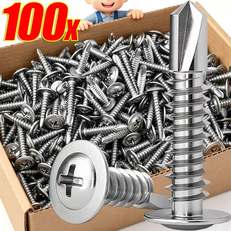 M4.2 Stainless Steel Self-Tapping Screws Phillips Truss Head