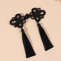 Chinese Knot Tassel Shank Buttons | DIY Plate Buckle 1 Pair