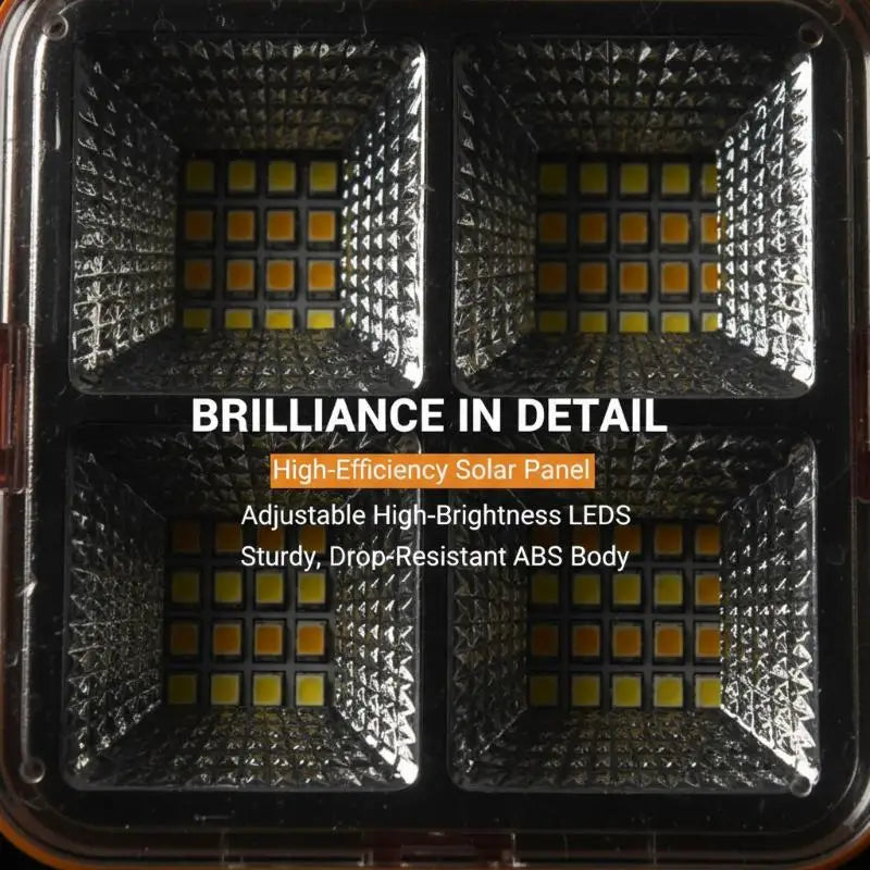 Solar Powered LED Work Light – Rechargeable Portable Floodlight