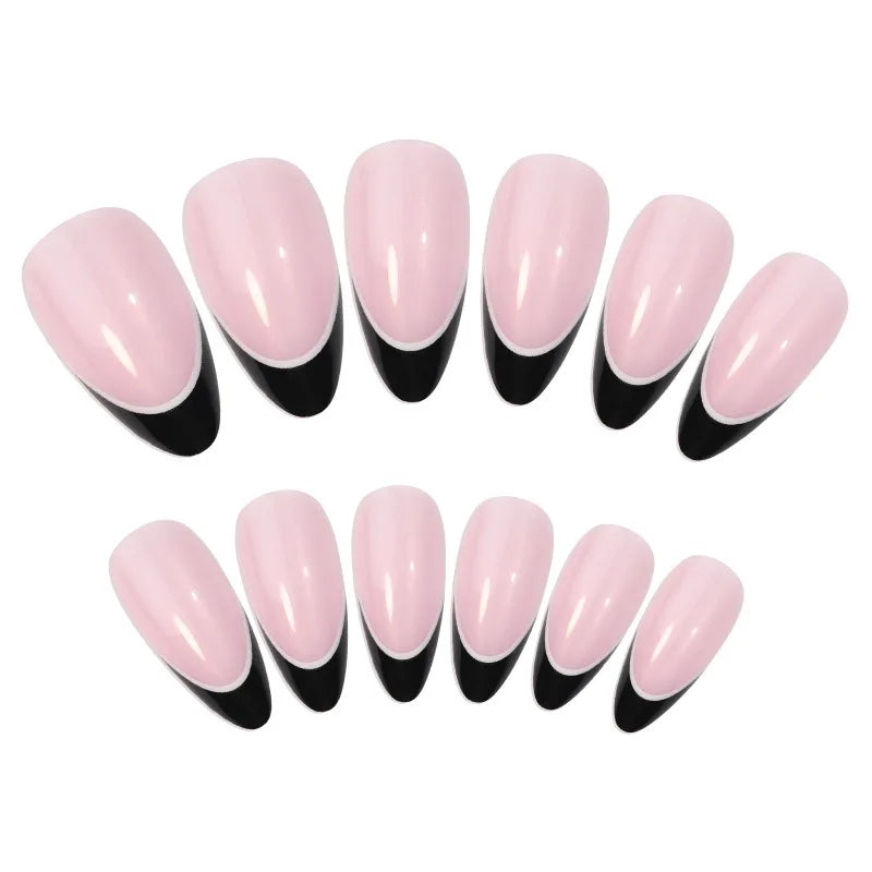 Handmade French Press On Nails L Size – 24 Pcs Acrylic