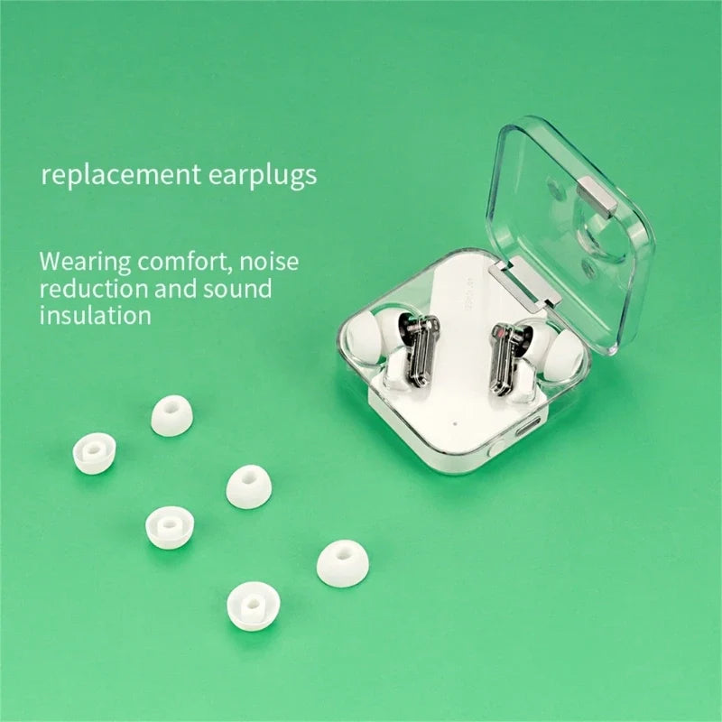 Silicone Ear Tips for Nothing Ear 2 & Ear 1 – 6-Pack