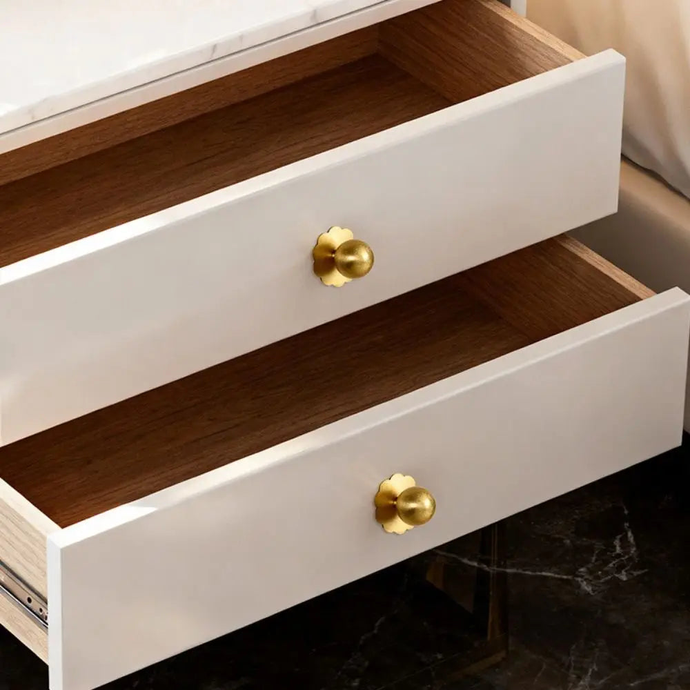 Brass Cabinet Pull with Backplate | Minimalist Gold Drawer Handle