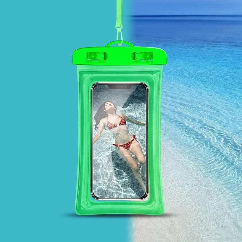 Waterproof Phone Pouch Luminous Dry Bag | Touchscreen