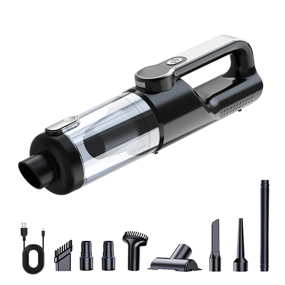 Raugee 17000Pa Cordless Handheld Car Vacuum – 4-in-1 HEPA