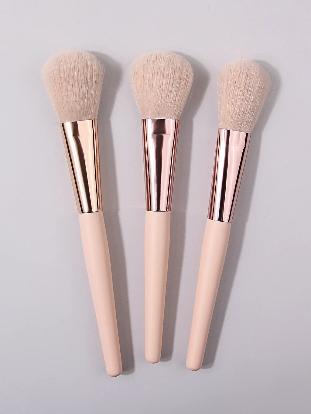 3-Piece Soft Fluffy Blush Brush Set – Highlight & Contour
